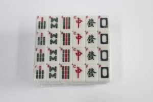 Modern American <b>Mahjong</b> <b>Set</b> 166 Tiles Melamine Game with Folding Legs Eco-Friendly Durable Design Multiple Color Options - Product Image 6