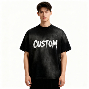 Camiseta Personalizada para Hombre, Retro, Tejida, 100% Algodón, 305gsm, Ecológica, Transpirable, de Secado Rápido, Manga Corta, Cuello Redondo, Corte Regular - Product Image 3