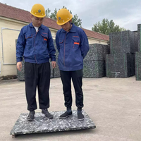 Palette en plastique recyclé GMT à double face renforcée et durable pour machine à fabriquer des briques Qt424