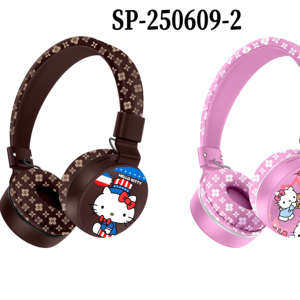 SP-250609-2 Tai nghe over-ear họa tiết Hello Kitty mới | Thiết kế thời trang, nhiều màu sắc - Product Image 2