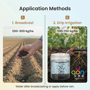 Fertilizzante Organico Composto Completamente Idrosolubile Agrinorm, Solfato di Potassio Tipo NPK18-6-18, Purezza 100%, OEM Granulare - Product Image 5