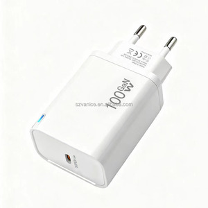 Chargeur USB-C PD GaN 100W avec prise EU US UK, adaptateur de <span class=keywords><strong>charge</strong></span> rapide USB Type C 100W pour téléphone portable <span class=keywords><strong>Samsung</strong></span>/Xiaomi, <span class=keywords><strong>charge</strong></span> rapide - Product Image 6