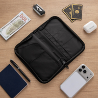Portefeuilles de voyage personnalisés pour passeports, porte-cartes, organiseur de documents, étui pour passeports de voyage en famille avec blocage RFID
