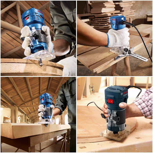 Routeur électrique industriel GKF 550 DIY, 33000 tr/min, pince de serrage 1/4, fraisage et découpe de précision, haute efficacité, ergonomique - Product Image 5