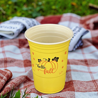 Tasses à dessert 16oz en plastique durables et personnalisées pour jeux de société et réunions