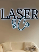 Letrero LED 3D Iluminado para Farmacias y Negocios al Aire Libre, Letras de Canal Retroiluminadas con Luz de CA para Empresas y Publicidad en Centros Comerciales