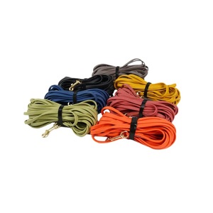 Laisse pour chien en PVC personnalisée, orange uni, 58178, résistante aux déchirures, pour chiens de petite et moyenne taille, utilisation en extérieur - Product Image 3