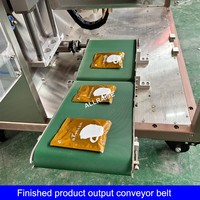 Machine d'emballage automatique pour sachets de café filtre, avec scellage ultrasonique du filtre interne et unité d'emballage intégrée pour sachet extérieur en feuille thermoscellable