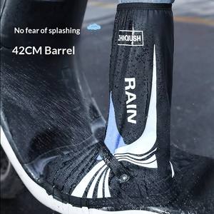 Couvre-chaussures imperméables antidérapants en PVC réutilisables pour la pluie et la neige, pour l'extérieur - Product Image 6