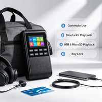 Radio portable DAB/DAB+ FM avec écran couleur et lecteur MP3 |   Tuning ATS |   5 modes d'égalisation |   Rechargeable par USB-C