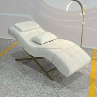 Meubles de Salon de beauté modernes Offre Spéciale Extensions de cils électriques Lit de beauté Spa Traitement du visage Lit en cuir de massage