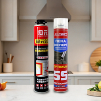 Mousse de polyuréthane en spray multi-usages imperméable de haute qualité pour applications en gros Pu Strong