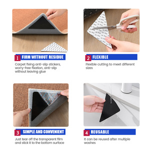 Autocollants antidérapants ultra-résistants en PU double face découpés pour <span class=keywords><strong>tapis</strong></span> et sols en carrelage – Gardez vos <span class=keywords><strong>tapis</strong></span> bien en place - Product Image 5