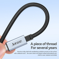 Jasoz 40 Gbit/s USB4-Datenkabel Kurzes USB C bis Typ C PD 240w USB3.1 3.2 Thunderbolt 5A für Drucker Computer USB-Kabel Typ C.