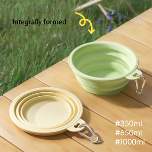 <span class=keywords><strong>2025</strong></span> Atacado Portátil Água Potável TPE <span class=keywords><strong>Silicone</strong></span> <span class=keywords><strong>Pet</strong></span> Bowls Alimentador Ao Ar Livre Dobrável com Logotipo Personalizável Colorido - Product Image 4