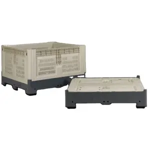 Heavy duty plastic crates for produce vegetable plastic crates supermarket container