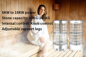 Stufa Elettrica per Sauna SAF <span class=keywords><strong>60</strong></span> per Uso Residenziale e Commerciale 2026, per Sauna Esterna e Interna Senza Pannello di Controllo - Product Image 6
