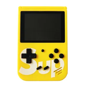 Portable Handheld SUP Retro Game box Built-in 400 video game with 2-player sup game machine for Kids Boy Gift