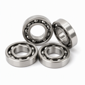 Roulement à billes ouvert en acier inoxydable martensitique 420 S6004, 20x42x12mm, résistant à la corrosion, pour arbre de moteur électrique et convoyeur - Product Image 2