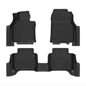 Alfombrillas de TPE para Auto Autobo para Mazda CX-50 2024, Juego Completo para SUV <span class=keywords><strong>Crossover</strong></span>, Color Negro de Lujo, Fáciles de Limpiar, Protección para Todo Clima - Product Image 1