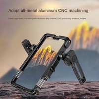 Support de téléphone portable sans fil BT flexible universel pour diffusion en direct en extérieur, stabilisateur de cage à lapin pour prise de vue vidéo portable