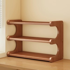 Office <b>Organizer</b> Multi Tier Desk Shelf 4 Layers Rectangle Standing Type <b>For</b> Miscellaneous Items - Product Image 1