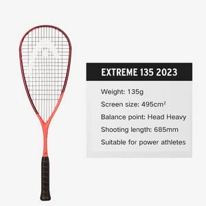 Raqueta de squash de grafito de fibra de carbono de diseño propio de alta calidad para entrenamiento de tenis - Product Image 6