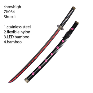 Katana de Bambú del Anime Japonés Bleach, Espada de Ichigo Kurosaki, Tensa <span class=keywords><strong>Zangetsu</strong></span>, ZK064 - Product Image 3