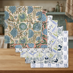 Pedido Personalizado de Kari Le Page, Decoración para el Hogar 100% Algodón con Estampado Floral Simple - Product Image 3