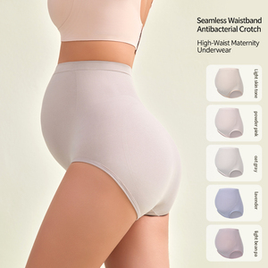 Braguitas de Maternidad de Cintura Alta <span class=keywords><strong>para</strong></span> Mujeres <span class=keywords><strong>Embarazadas</strong></span>, Ropa Interior de Embarazo Suave, Cómoda y Transpirable, Soporte <span class=keywords><strong>para</strong></span> el Vientre, Uso Durante Toda la Temporada - Product Image 6