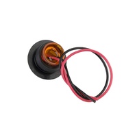 Feu de position latéral Led, feu de remorque de camion rond 12/24v 10-30v feu latéral Led