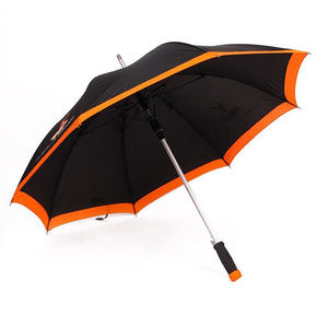 Logo personnalisé Orange 30 pouces 8k <span class=keywords><strong>parapluie</strong></span> de Golf coupe-vent hommes <span class=keywords><strong>parapluie</strong></span> de Golf avec Logo imprimé poignée EVA pour hommes - Product Image 2
