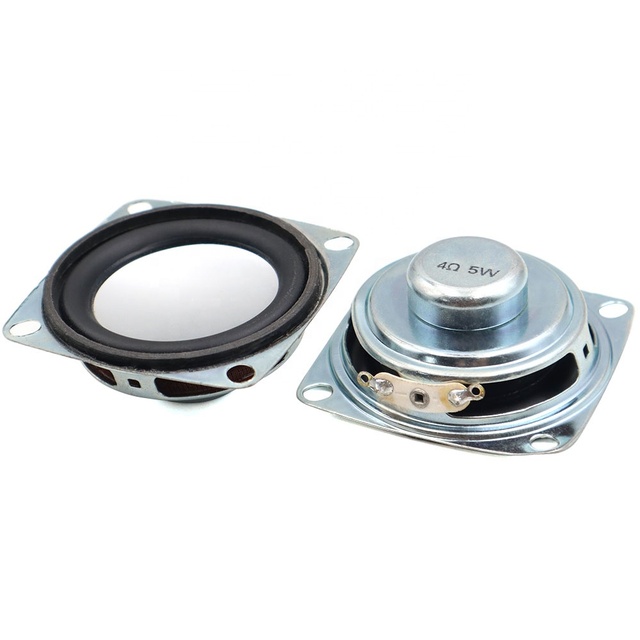 52*52*20 MM Full Range Loudspeaker Driver Unit 52MM 5W 4 Ohm Speaker With Mounting Hole DIY BT Home Amplifier Speakers
