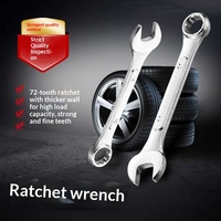 Kit d'outils de réparation automobile FixCraft en acier au carbone, clé à cliquet, douilles, petit clé à molette, boîte à outils pour la réparation automobile et domestique