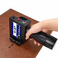 Imprimante à jet d'encre portable de 12,7 mm, imprimante à jet d'encre portable pour le cuir, logo, date, lot, code QR, code-barres, machine de codage TIJ