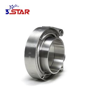 Collier de serrage d'échappement réglable à dégagement rapide en acier inoxydable 304 poli argenté de 1,5 à 6 pouces - Product Image 6