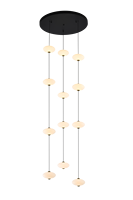 Lampes en verre modernes pour la maison, salon, escalier, duplex, loft, villa, appartement, luminaire suspendu pour escalier