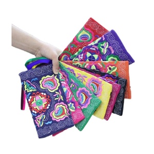 Borsa Ricamata in Tessuto da Donna, Portafoglio Lungo Vintage con Cerniera, Stile Etnico, Pochette, Produzione all'Ingrosso - Product Image 5