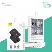 Batterie externe portable haut de gamme personnalisée 5000 mAh 10000 mAh 20000 mAh à charge rapide avec support magnétique puissant pour smartphone