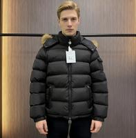 Veste courte à capuche en coton rembourrée pour homme, nouveau manteau d'hiver épais et chaud avec col en fausse fourrure, vêtements de rue tendance, vêtements décontractés