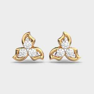 Designer Diamond <b>Stud</b> Earrings with 925 <b>Sterling</b> <b>Silver</b> Elegant Fine Jewelry for Women Everyday Party Wear - Product Image 6