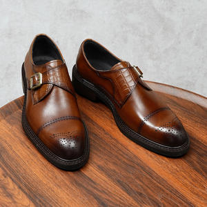 Nouvelles Chaussures Oxford Décontractées pour Hommes en Cuir Pleine Fleur Goodyear Welted, Style Vintage Lavé, Semelle en Caoutchouc Imperméable, Collection Automne - Product Image 6