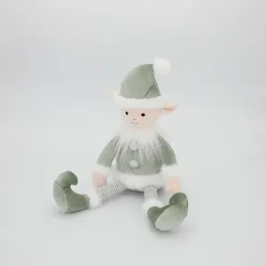 Delux Christmas Decoration Supplies Gnome Doll Stuffed Gonk Plush Tomte Swedish Santa Plush Dolls For Kids
