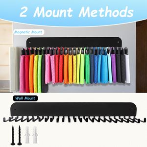 Soporte Magnético para Latas de Cerveza, Organizador de Latas para Refrigerador con 25 Ganchos y Tornillos para Montaje en Pared - Product Image 2