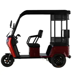 Triciclo eléctrico de 3 ruedas de alta calidad, pantalla LCD, triciclo eléctrico con energía Solar, motocicleta