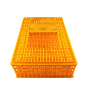 Manufacturer Transport Cage Chicken Duck Goose Crate Farm Equipment Poultry Crates Plastic Transport Basket China Geshifeng 2pcs