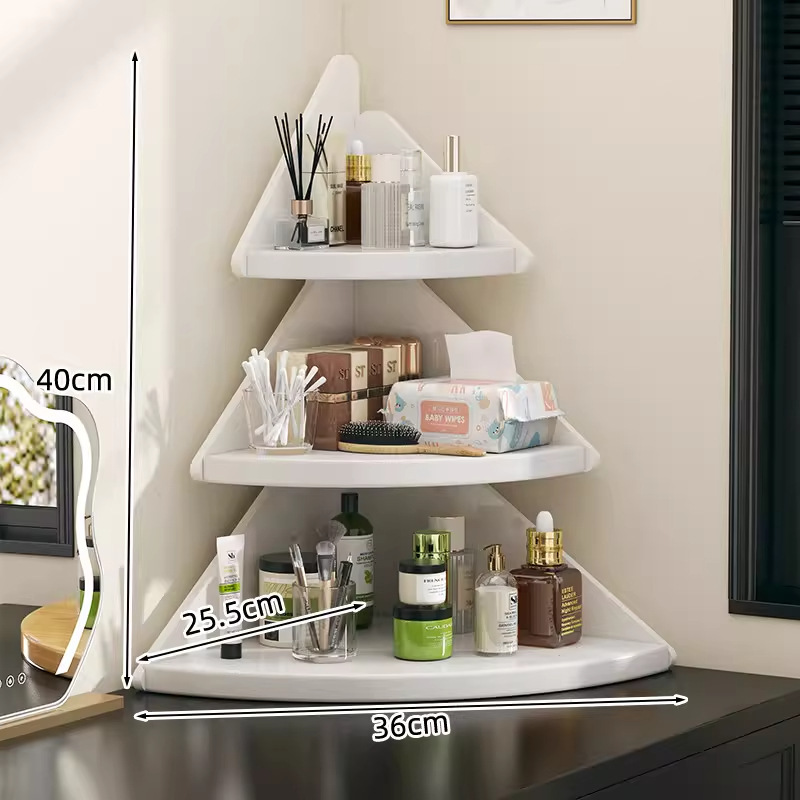 Etagère d'angle en forme de pin [Etagère blanche - étagères blanches]