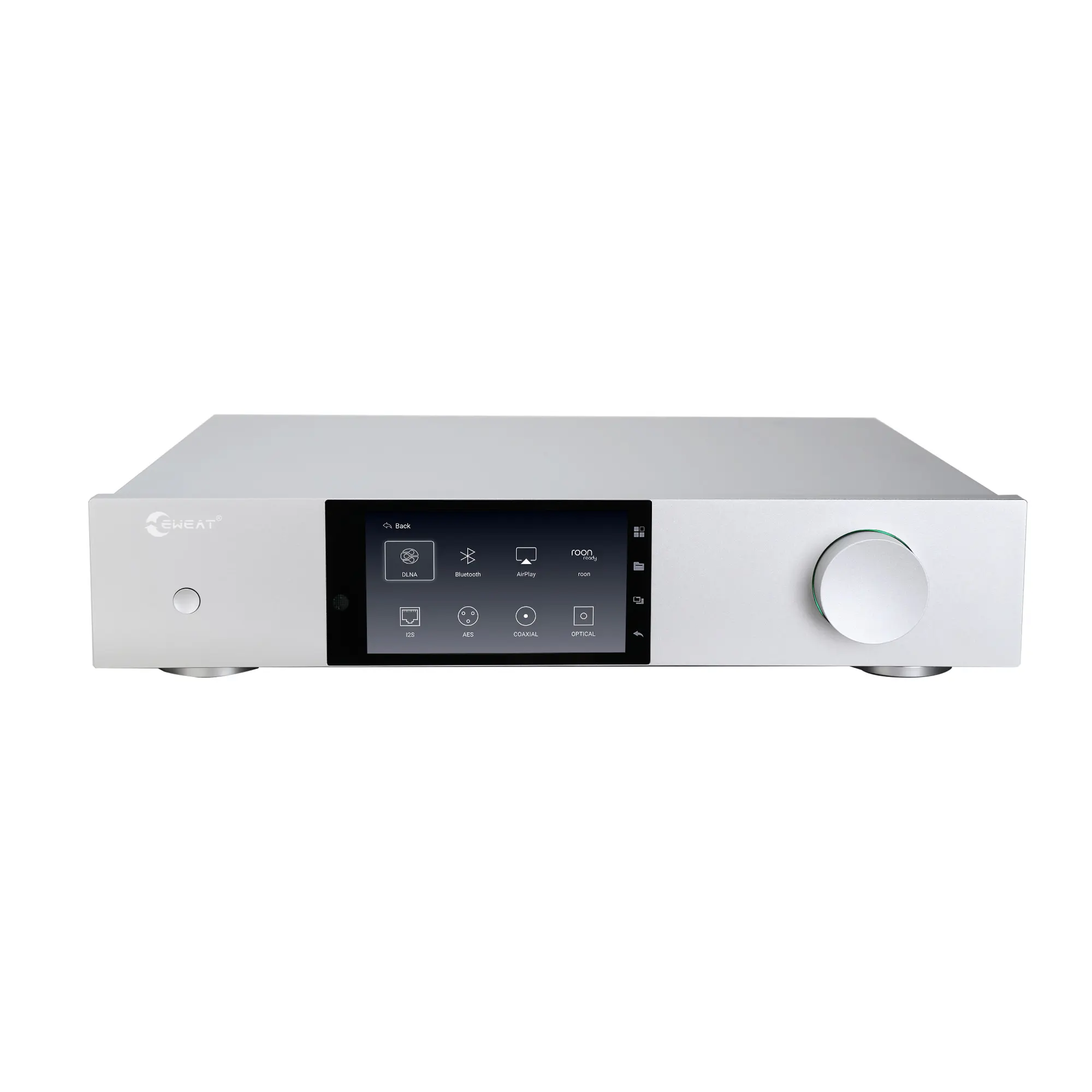 Eweat Newest professional audio player DMP50 ESS9038 PRO DSD512 PCM768 USB3.0 BT4.2 touch screen HiFi DAC Network Music Player