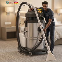 Nettoyeur-extracteur de tapis électrique en plastique GR40SC avec sécheuse pour le nettoyage des sols et des tapis d'hôtel
