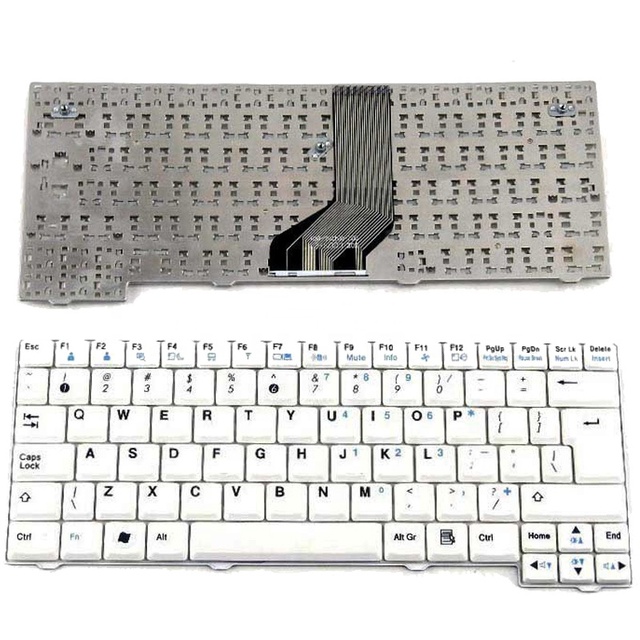 White Laptop Keyboard for LG P100 X120 X130 Series